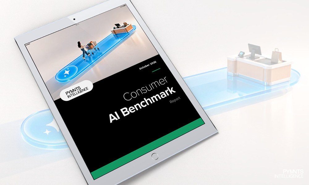 Couverture du Consumer AI Benchmark Report de PYMNTS Intelligence, octobre 2026